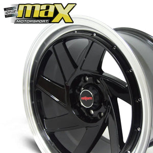 15 Inch Mag Wheel - RF Twist Style Wheel (4x100/114.3 PCD) maxmotorsports