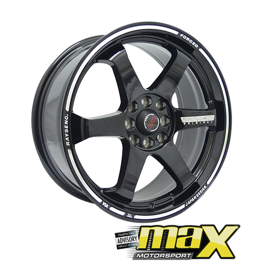 15 Inch Mag Wheel - Rays Volk Racing Replica Wheel - (4x100/114.3 PCD) maxmotorsports