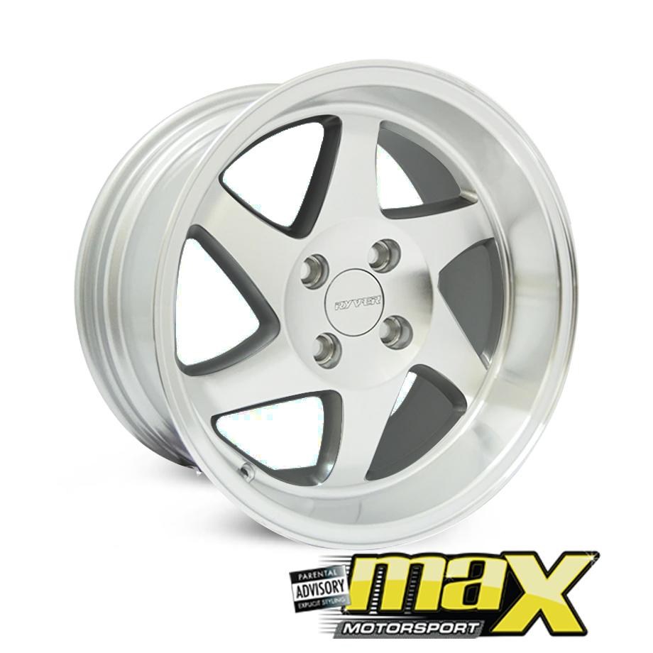 15 Inch Mag Wheel - Ryver Twist Wheel - (4x100 PCD) maxmotorsports