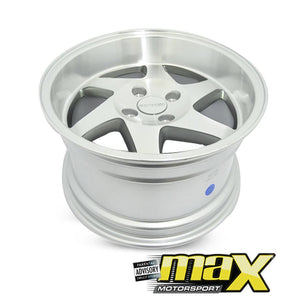 15 Inch Mag Wheel - Ryver Twist Wheel - (4x100 PCD) maxmotorsports