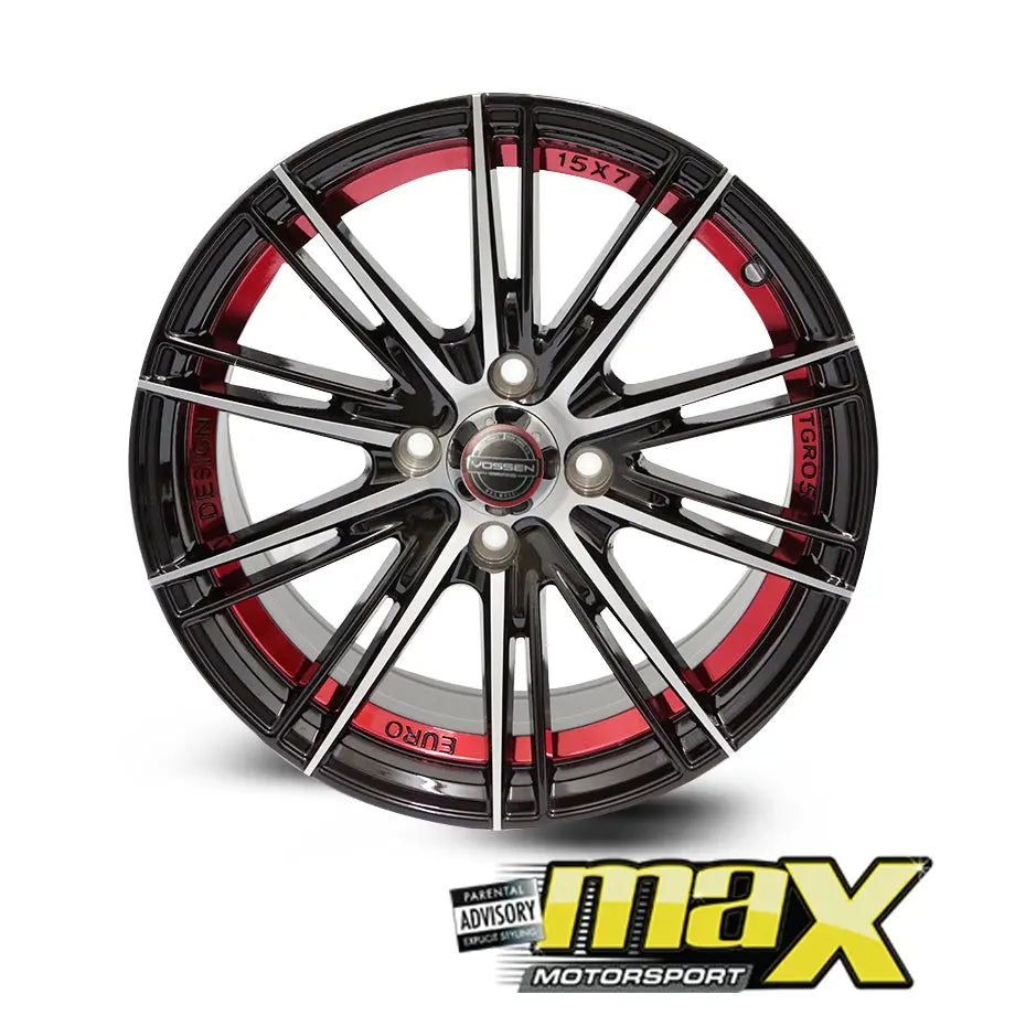 15 Inch Mag Wheel - VSN MX8807 Style Wheels (4x100 PCD) maxmotorsports