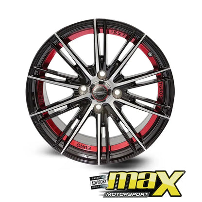 15 Inch Mag Wheel - VSN MX8807 Style Wheels (4x100 PCD) maxmotorsports
