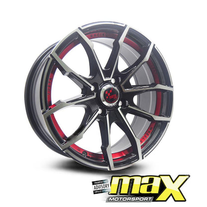 15 Inch Mag Wheel -MX669 Racing Wheel - (4x100 PCD) maxmotorsports