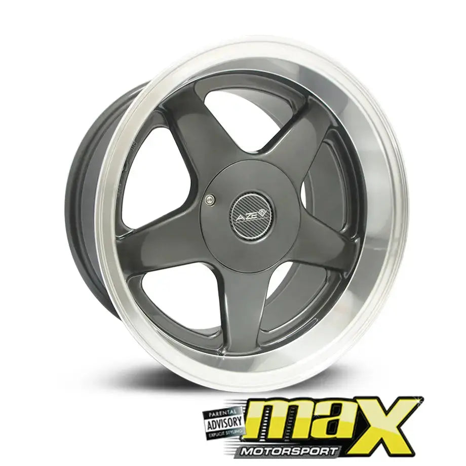 15 Inch Mag Wheel - MX5665 AZEV Wheels  - (4x100 / 4x108 PCD) Max Motorsport