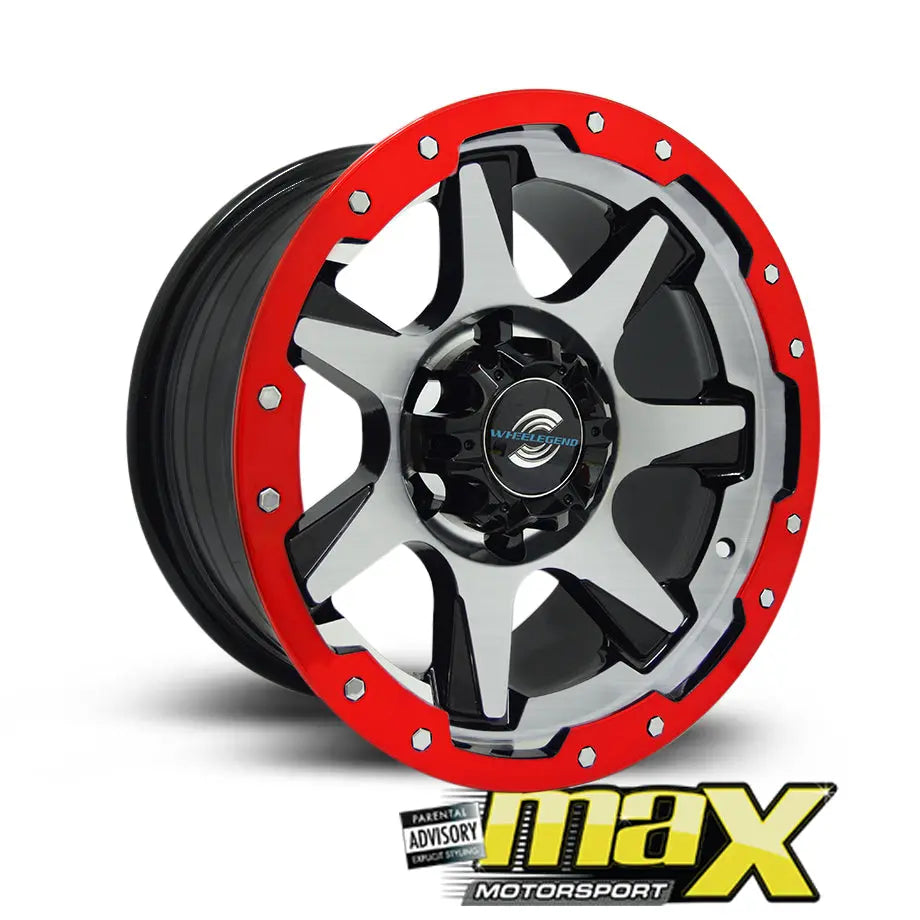 16 Inch Mag Wheel - Wheel Legend Bakkie Wheel - MX0716 (5x114.3 PCD) maxmotorsports