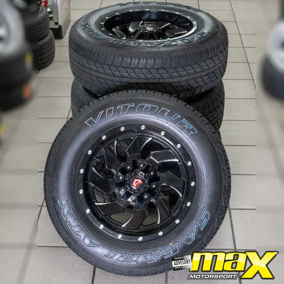 17 Inch MX8107 Bakkie Wheel & Tyre Combo (6x139.7 PCD) maxmotorsports