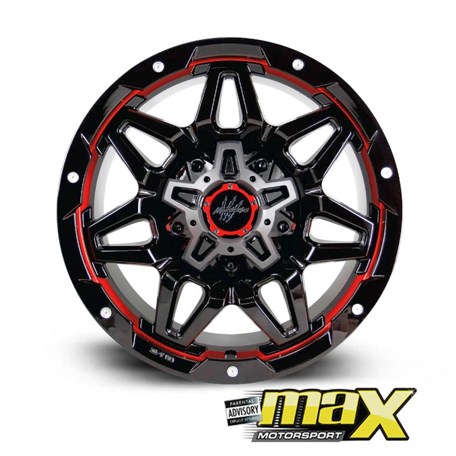 17 Inch Mag Wheel -  MonsteRims Mor-10 Viva MX1095 Bakkie Wheels (6x139.7 PCD) maxmotorsports