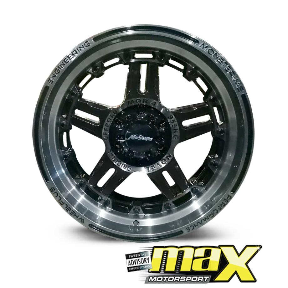 17 Inch Mag Wheel -  MonsteRims Mor-4 Fantastic MX5049 Bakkie Wheels (6x139.7 PCD) maxmotorsports