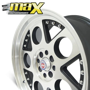 17 Inch Mag Wheel - MX072 Lambo Style Replica Wheels (4x100/114.3 PCD) maxmotorsports