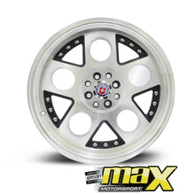 Load image into Gallery viewer, 17 Inch Mag Wheel - MX072 Lambo Style Replica Wheels (4x100/114.3 PCD) maxmotorsports
