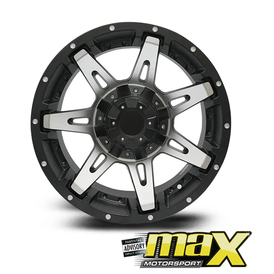 Bakkie Racing 17 Inch Mag Wheel - MX1031 Bakkie Wheels (6x139.7 PCD) – Max Motorsport