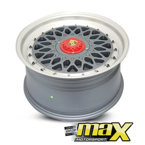 17 Inch Mag Wheel - MX7209 Porsche Mesh Style Wheel (4x100/5x100 PCD) maxmotorsports