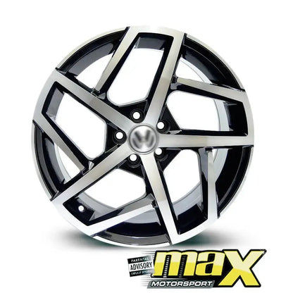 17 Inch Mag Wheel - MX812 Golf 8 Style Wheel 5x112 PCD maxmotorsports