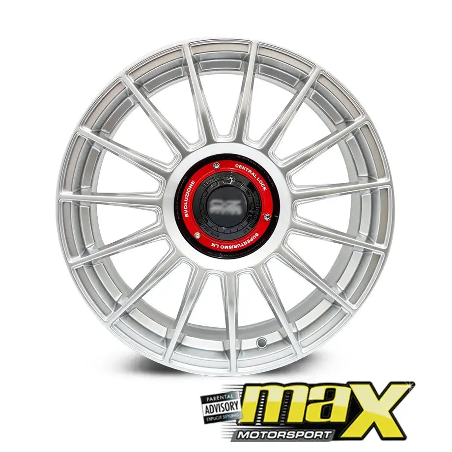 17 Inch Mag Wheel - MX7728-SL Superturismo Style Wheel (5x100 / 5x112 PCD) Max Motorsport