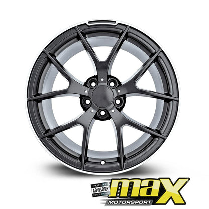 18  Inch Mag Wheel - MX132 Benz C63 Style Replica Wheels (5x112 PCD) maxmotorsports