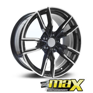 18 Inch Mag Wheel - MX818 BM Replica Wheels 5x120 PCD (Narrow & Wide) maxmotorsports