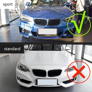 2 Series F22 Carbon Fibre Performance Style Front Spoiler maxmotorsports