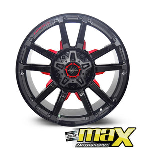 20 Inch Mag Wheel -  MonsteRims Mor-13 Assassin MX1131 Bakkie Wheels (6x139.7 PCD) maxmotorsports