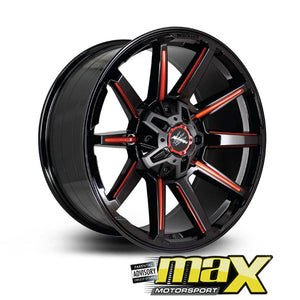 20 Inch Mag Wheel -  MonsteRims Mor-14 Javelin MX1132 Bakkie Wheels (6x139.7 PCD) maxmotorsports