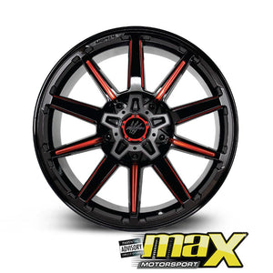 20 Inch Mag Wheel -  MonsteRims Mor-14 Javelin MX1132 Bakkie Wheels (6x139.7 PCD) maxmotorsports