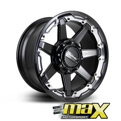 20 Inch Mag Wheel -  MonsteRims Mor-7 Pahlawan MX773 Bakkie Wheels (6x139.7 PCD) maxmotorsports