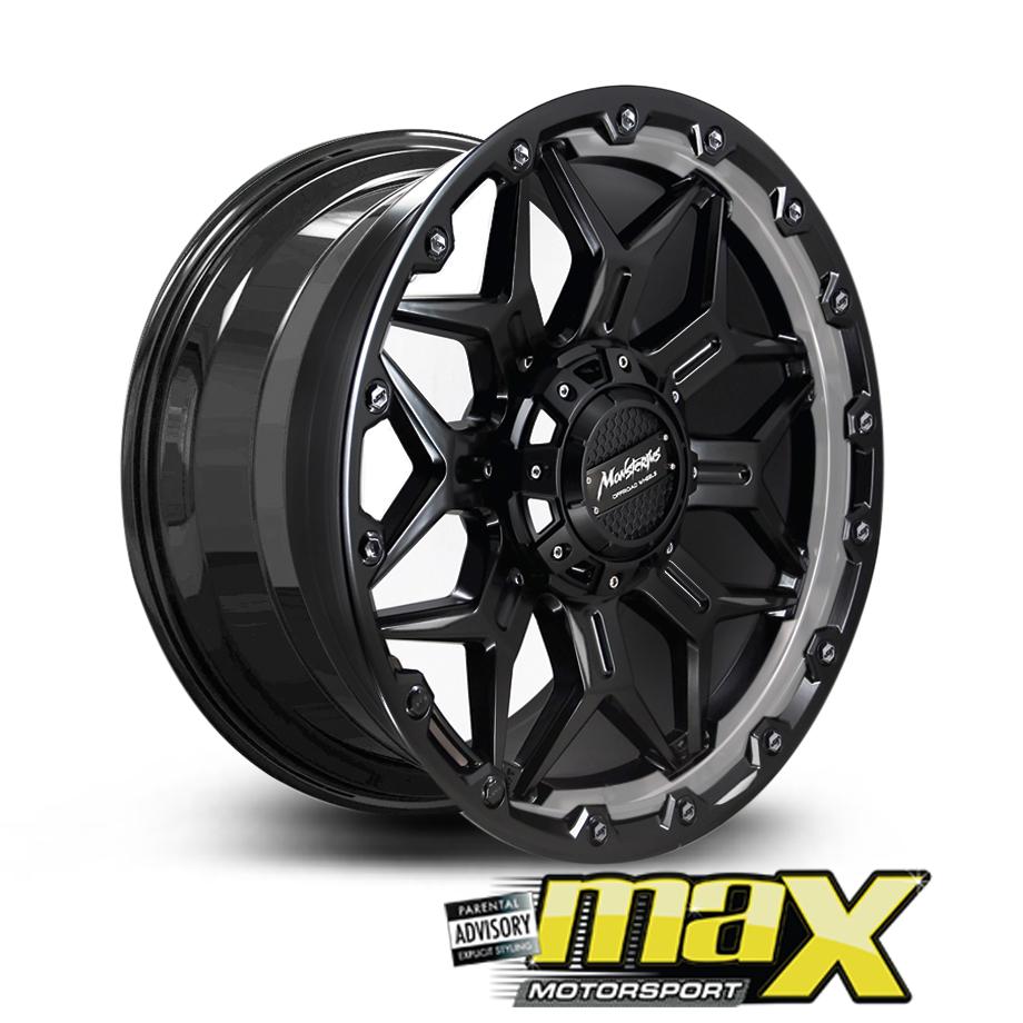 20 Inch Mag Wheel -  MonsteRims Mor-8 Shockwave MX1068 Bakkie Wheels (6x139.7 PCD) maxmotorsports