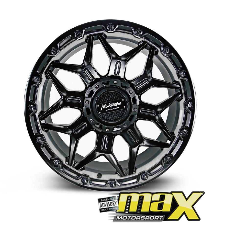 20 Inch Mag Wheel -  MonsteRims Mor-8 Shockwave MX1068 Bakkie Wheels (6x139.7 PCD) maxmotorsports