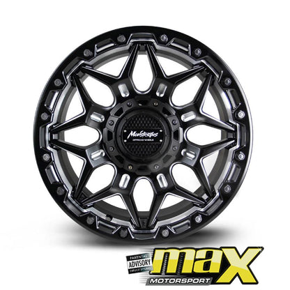 20 Inch Mag Wheel -  MonsteRims Mor-8 Shockwave MX1068 Bakkie Wheels (6x139.7 PCD) maxmotorsports