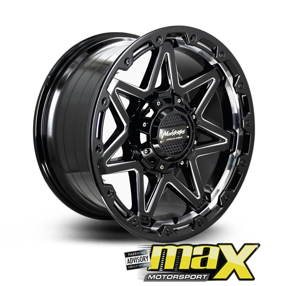 20 Inch Mag Wheel -  MonsteRims Mor-9 Havoc MXLP10 Bakkie Wheels (6x139.7 PCD) maxmotorsports