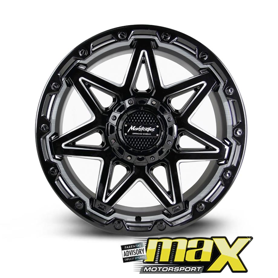 20 Inch Mag Wheel -  MonsteRims Mor-9 Havoc MXLP10 Bakkie Wheels (6x139.7 PCD) maxmotorsports