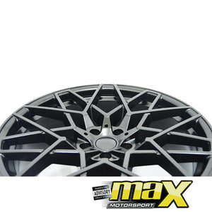 20 Inch Mag Wheel - M8 Competition Style Wheels 5x112 PCD (Narrow & Wide) maxmotorsports
