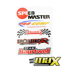 Load image into Gallery viewer, Universal 10-Piece JDM Racing Door Sticker Kit
