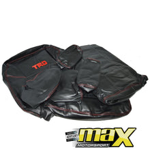 Load image into Gallery viewer, 4 Door Bakkie Leather Look TRD Seat Cover maxmotorsports
