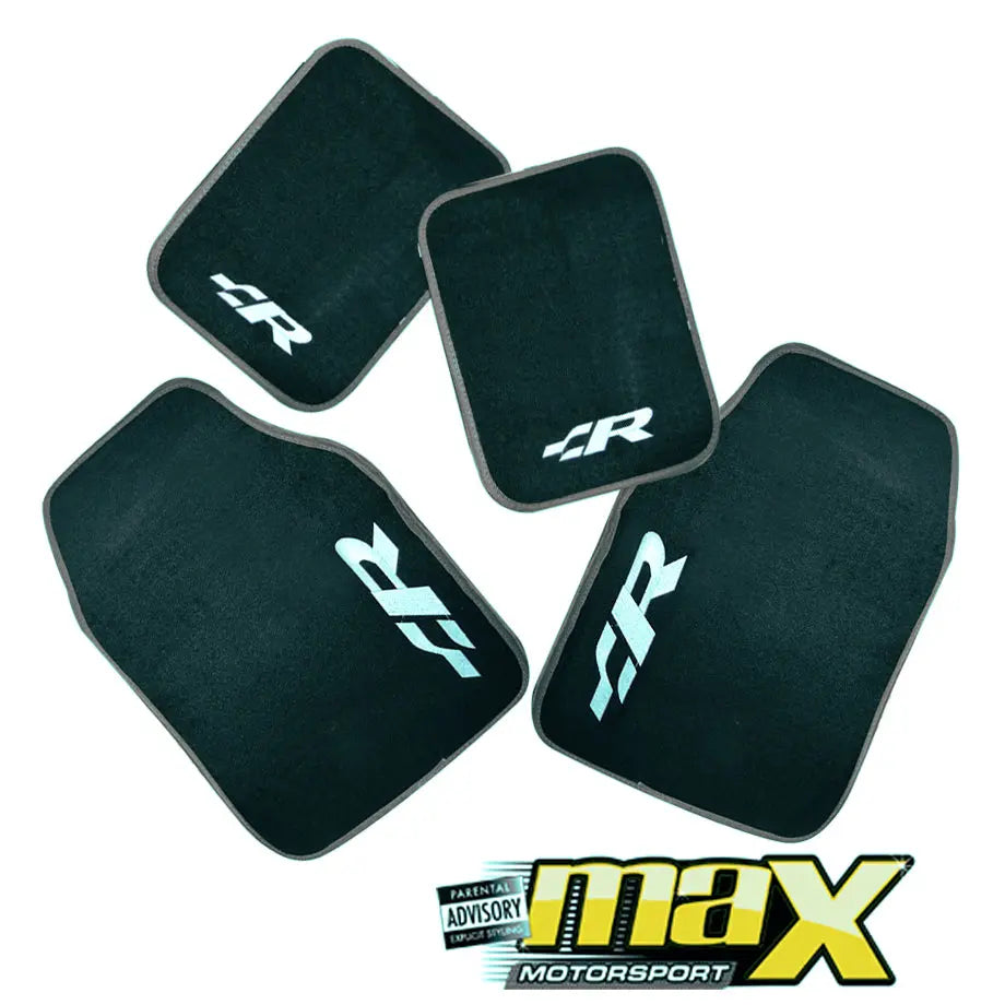 4 Piece R-Line Logo Car Mats maxmotorsports