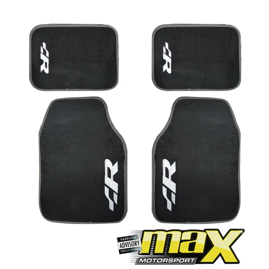 4 Piece R-Line Logo Car Mats maxmotorsports