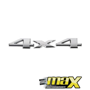 4x4 Badge (Chrome) maxmotorsports