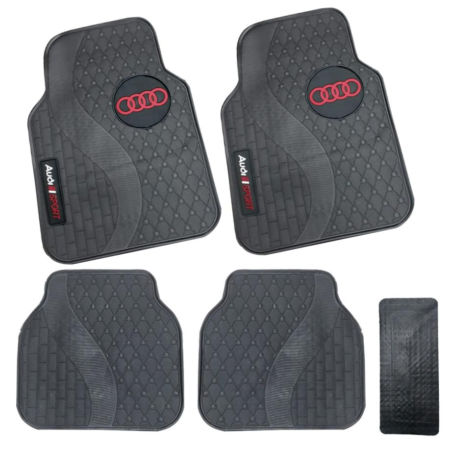 5-Piece Audi Branded Rubber Car Mats maxmotorsports