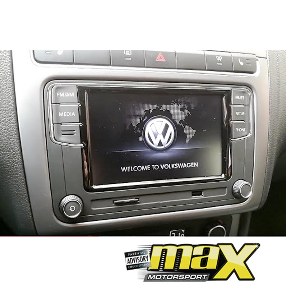 6.5 Inch VW RCD360 Double Din Media Receiver With Apple Carplay & Android Auto Max Motorsport
