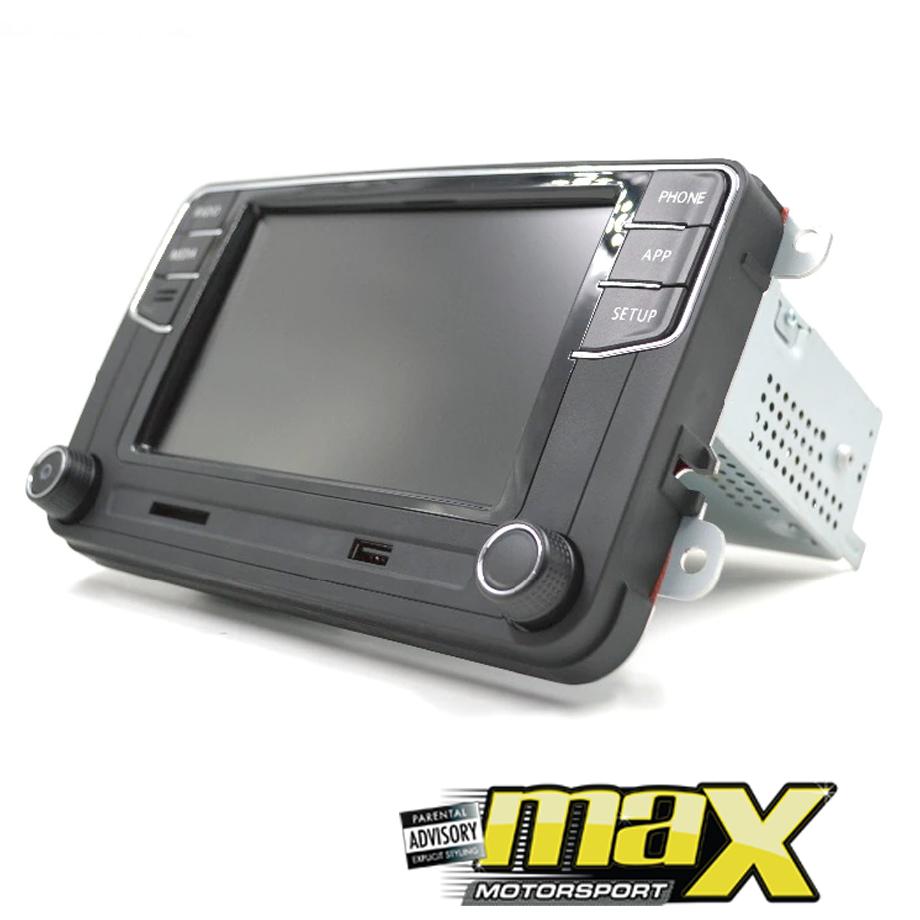 6.5 Inch VW RCD360 Double Din Media Receiver With Apple Carplay & Android Auto Max Motorsport