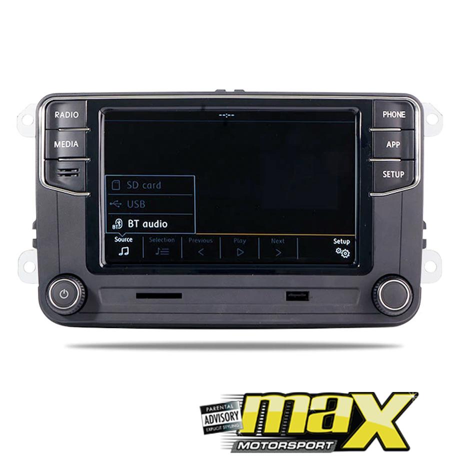 6.5 Inch VW RCD360 Double Din Media Receiver With Apple Carplay & Android Auto Max Motorsport