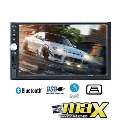 7" Touch Screen Double Din Mp5 Multimedia Player maxmotorsports