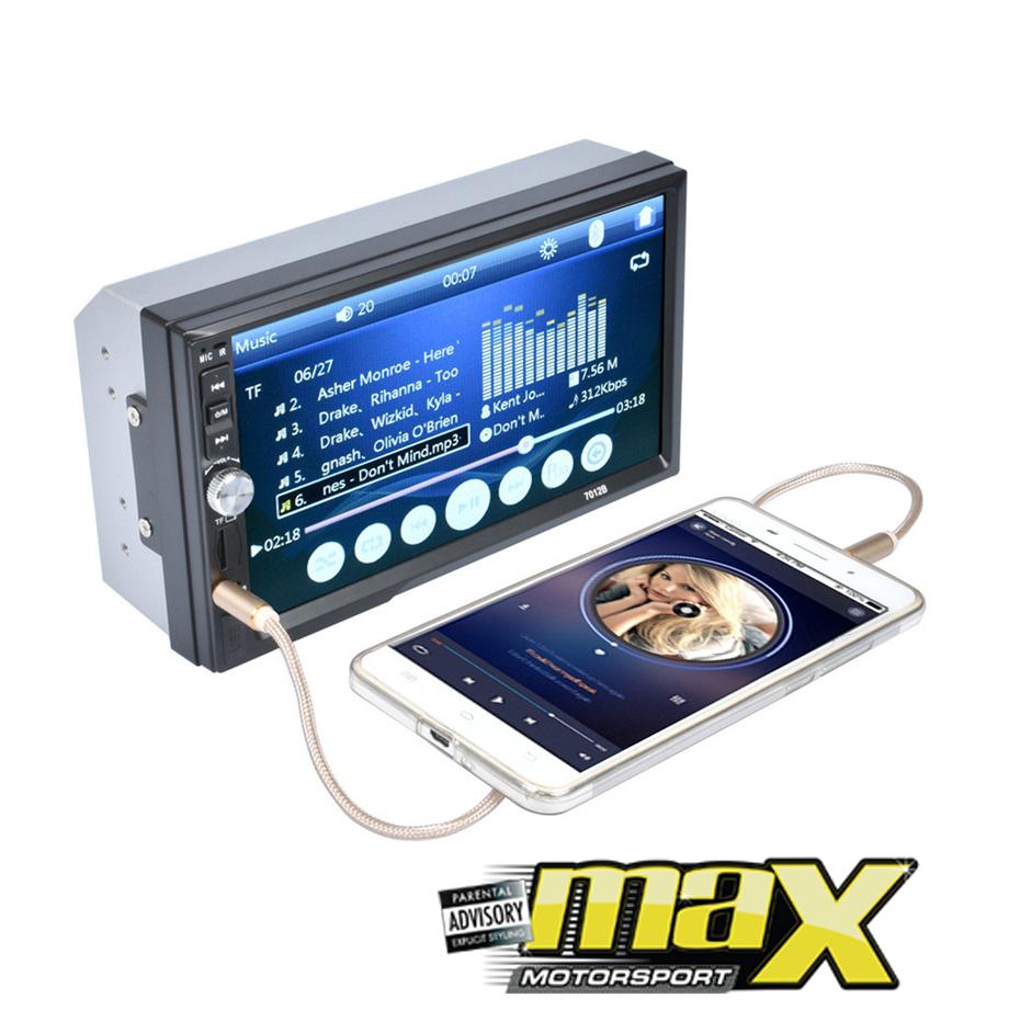 7" Touch Screen Double Din Mp5 Multimedia Player maxmotorsports