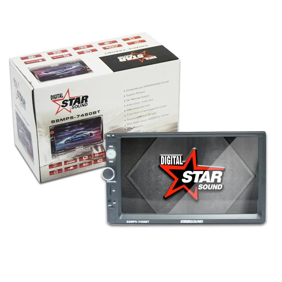 7 Inch - Star Sound Double Din Mp5 Multimedia Player With Bluetooth Star Sound