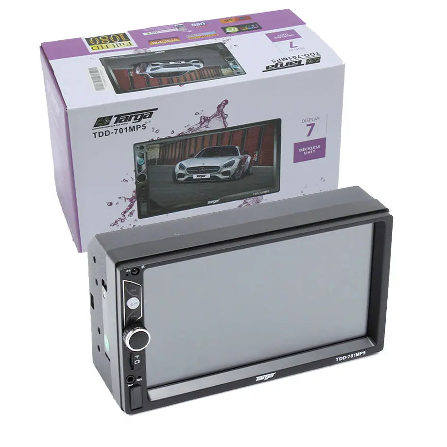 7 Inch - Targa TDD-701 MP5 Double Din Media Player With Bluetooth TARGA