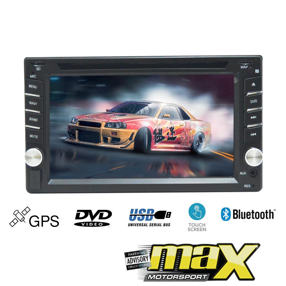 7 Inch Double Din DVD Entertainment & Navigation System maxmotorsports
