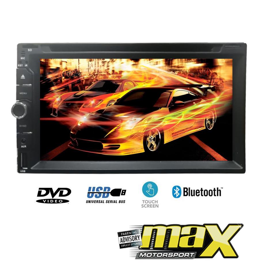7 Inch Double Din DVD Player With USB/SD & Bluetooth Max Motorsport
