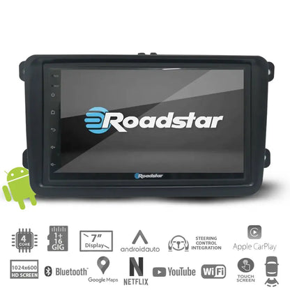 7 Inch Roadstar - VW Android Entertainment & GPS System Roadstar