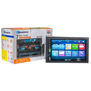 7 Inch Roadstar MP5 Bluetooth Double Din With Steering Wheel Control Remote Roadstar