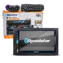 Load image into Gallery viewer, 7 Inch Roadstar MP5 Bluetooth Double Din With Steering Wheel Control Remote Roadstar
