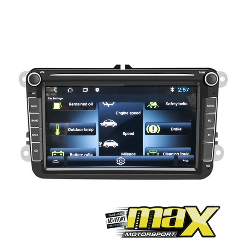 8 Inch VW Android Entertainment & GPS System maxmotorsports